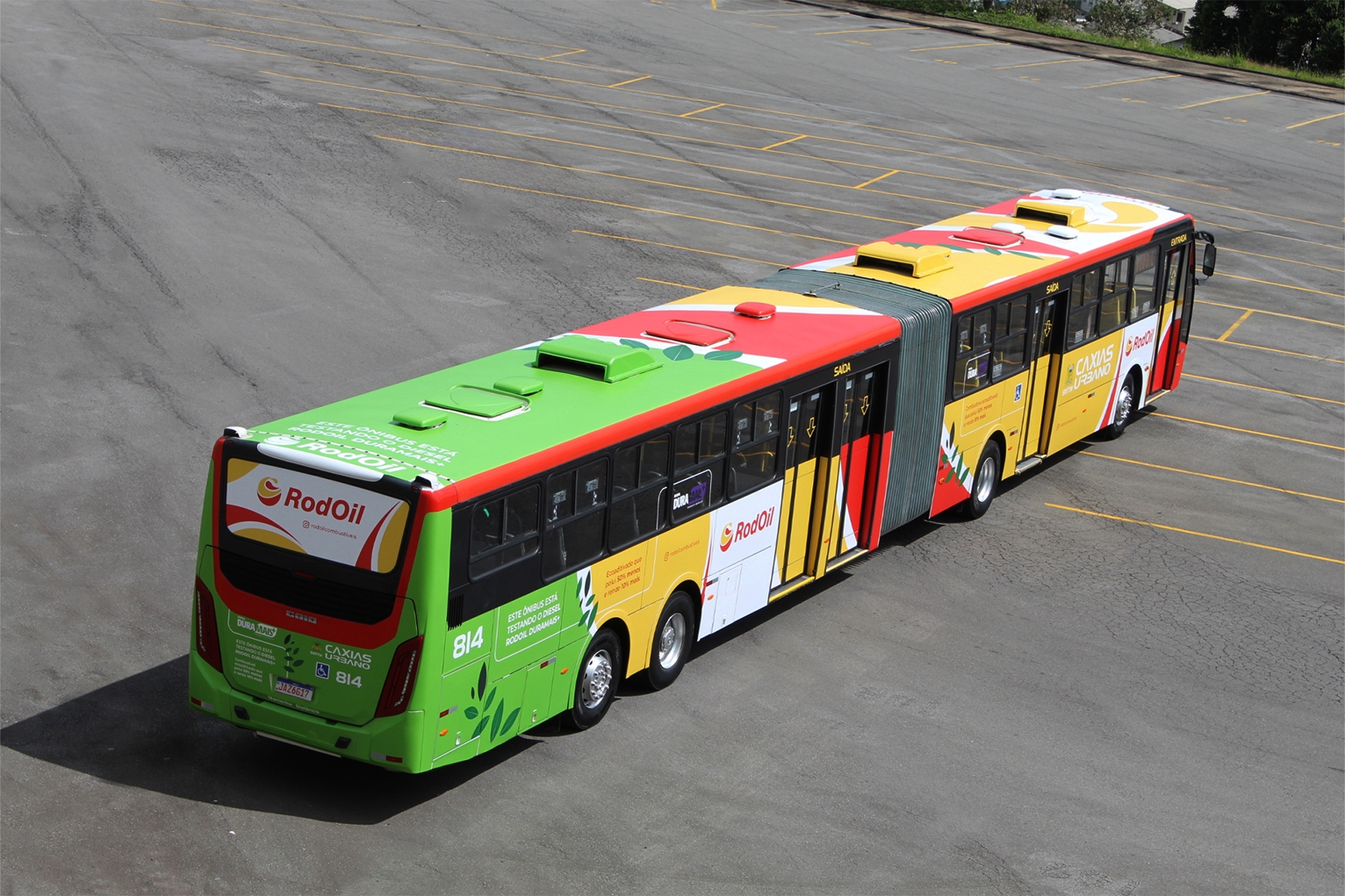 Primeiro ônibus do Sul do Brasil testa combustível ecoaditivado que reduz poluição e aumenta eficiência